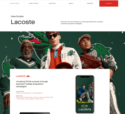 Lacoste: 34% Lower CPA on TikTok Holiday Acquisition - Advertising