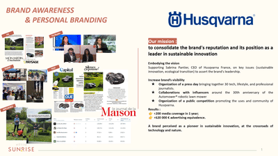 BRAND AWARENESS & PERSONAL BRANDING - Relations publiques (RP)