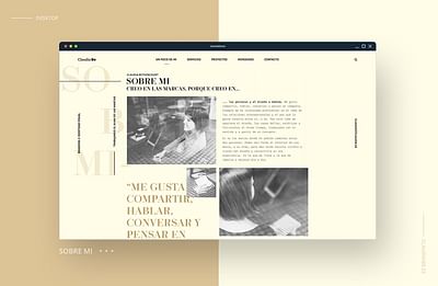 Website redesign for Claudia Bethencourt