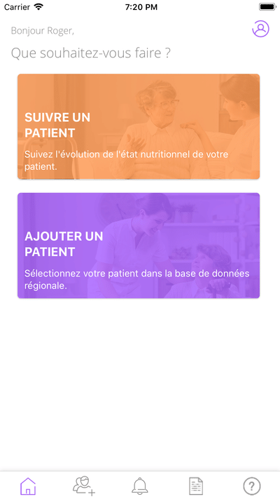 Solution mobile à destination des infirmiers - App móvil