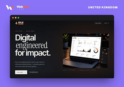 Digital Agency Website — UK - Web Applicatie