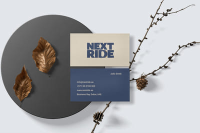 Brand Identity, Logo and Website for NextRide.ae - Digitale Strategie