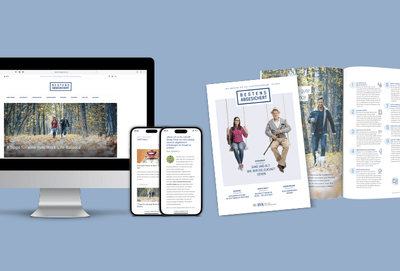 BVK: Hybrides Kunden-Magazin - Webseitengestaltung