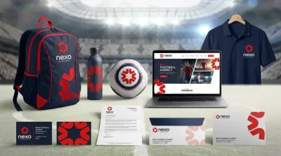 Nexo Football Agency — Diseño de Logotipo Deportivo - Graphic Design