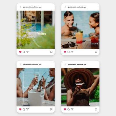 Garden Relais Wellness Spa - Social Media - Social media