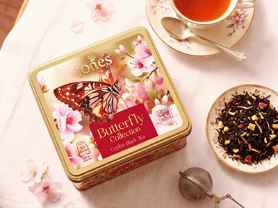 Jones & Eternal – tea tin packaging - Verpackungsdesign