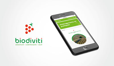 Logotype et Webapp - Biodiviti - Applicazione web