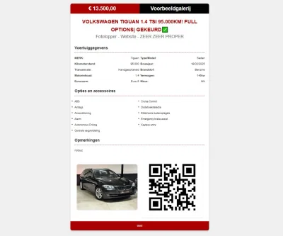 CarTag Printer – Auto Prijslabelprinter - Développement de Logiciel