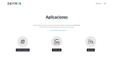 DEITRES - Innovation of things - Creación de Sitios Web