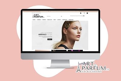 ArtDuParfum - Site E-commerce - Webseitengestaltung