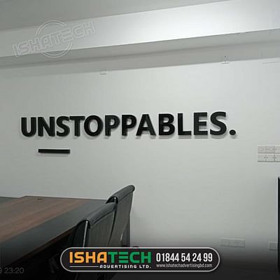 Acrylic Name Plates for Offices Printe - Advertising