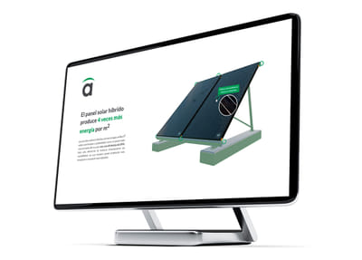 Abora solar, desarrollo web y CRM - Aplicación Web