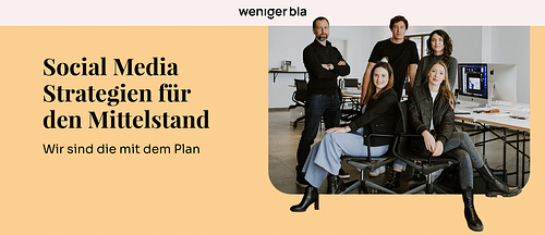 weniger bla cover