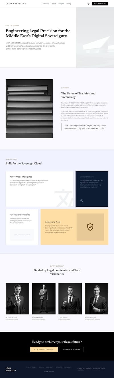 Lexia Architect: Sovereign AI for Legal Jurisdictions. - Artificial Intelligence