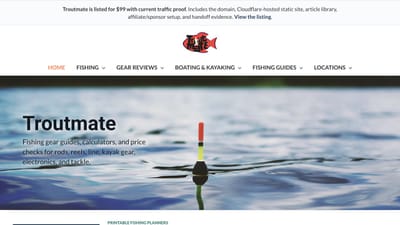 Troutmate Website Migration and Measurement - Administración web