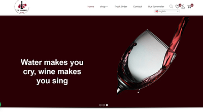 Vingourmet ecommerce website - Website Creation