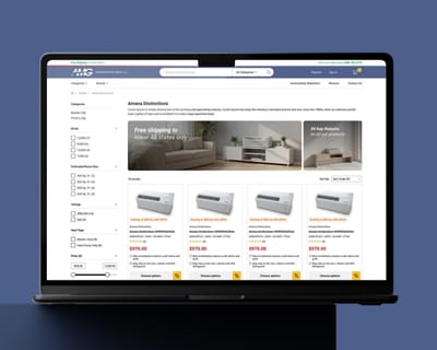 Ecommerce landing and category redesign: desktop case study - E-commerce
