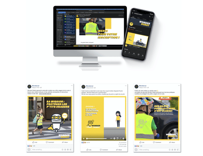 Wondercar - Campagne Sécurité Routière - Réseaux sociaux