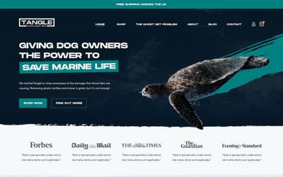 A Shopify store for sustainable pet products - E-commerce
