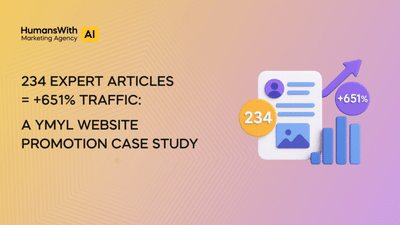 234 Expert Articles → +651% Google Traffic (YMYL SEO) - SEO
