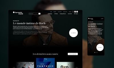 Refonte du site Web du label Harmonia Mundi - Web analytique/Big data
