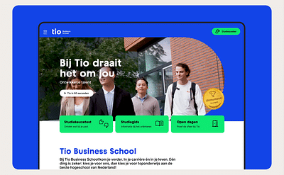 Tio - Brand Strategy, Visual Identity, UX Design - Website Creatie