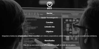 Branding en 4 continentes para NTT - Publicidad Online