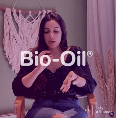 CAMPAGNE D'INFLUENCE BIO-OIL x GHALIA SALHI - Online Advertising
