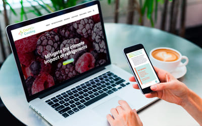 Global Communication for Count on Cooling - Website Creatie