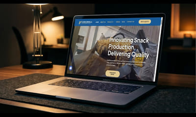 Next-Gen Interactive Industrial Platform: Food Equipment Sector - Website Creatie
