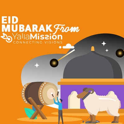 Social media posts for Yalla Mission - Réseaux sociaux