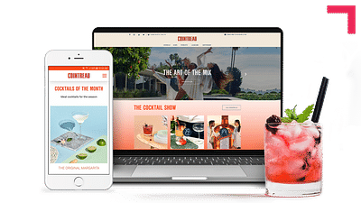 Cointreau - international consumer portal site - Webseitengestaltung