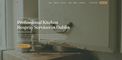 Dublin Kitchen Respray - Web analytics/Big data