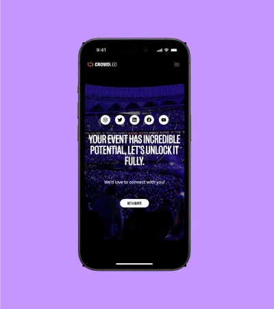 CrowdLED - Branding Website - Website Creation