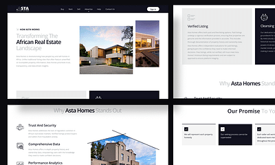 Real Estate Website Design - Ergonomy (UX/UI)