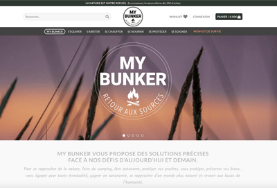 My Bunker - Création de site internet