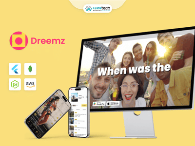 Dreemz - AI Based Social Networking Web App - Website Creatie