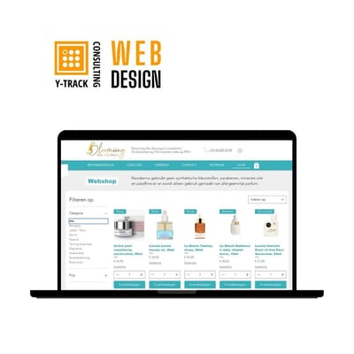 Webshop development for a Beauty Salon - E-commerce