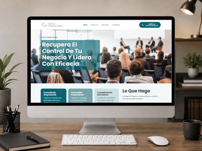 Diseño web Gayus Consultores - Website Creatie