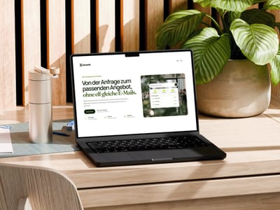 Seventi: Landingpages für einen Schweizer B2B-Marktplatz - Webseitengestaltung