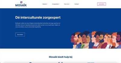 Website | Mosaïk - Website Creatie