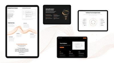 Ripjar — Product Landing Pages - Grafikdesign