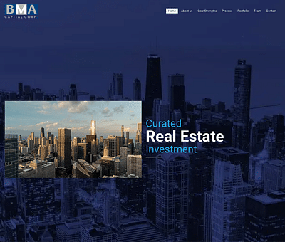BMA Capital Corp Website Development - Strategia digitale