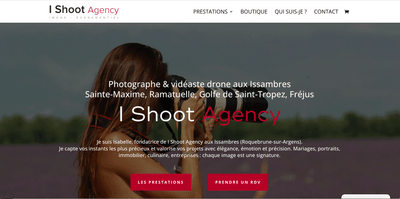 Refonte site web + seo local - Photographe - Création de site internet