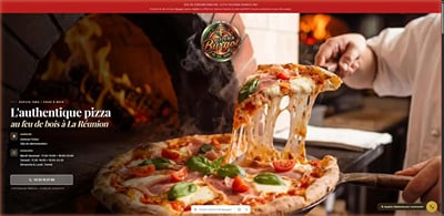 Démo : site de pizzeria et agent vocal IA qui prend les commandes - Website Creation