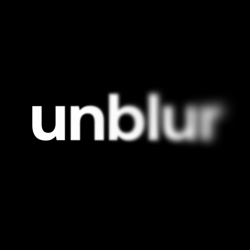 Unblur