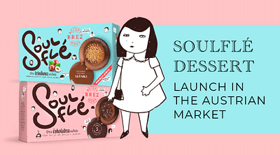 Launch Soulfle dessert on the Austrian market - Réseaux sociaux