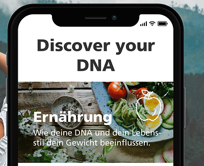 App zur DNA Analyse - Mobile App