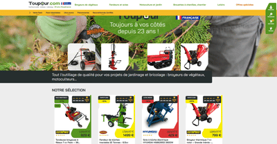 Toupour | Création d'une boutique e-commerce (PrestaShop) - Création de site internet