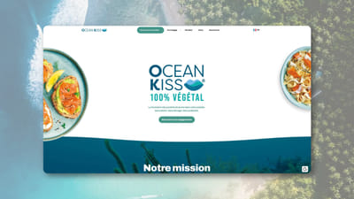 Ocean Kiss - Création site sur Shopify - Branding & Positioning
